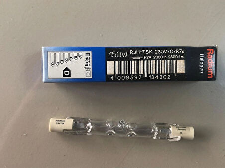 2 ADET RADİUM ÇUBUK HALOJEN LAMBA 150W 2500 LÜMEN 78mm