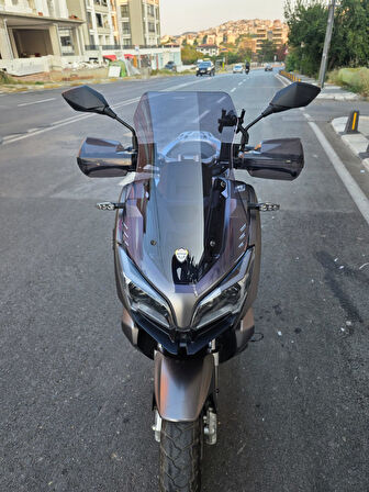 MOTOCAM RKS Reale 125 Siperlik Ön Cam 2023-2025 Model 55cm Füme Renkli 4mm KISA SPOR CAM