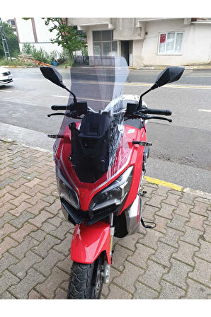 RKS Reale 125 Siperlik Ön Cam 2023 2024 Model 75cm Açıkfüme Renkli 4mm UZUN CAM