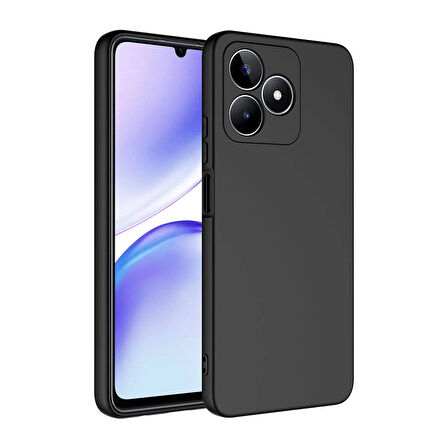 Forzacase Realme C53 ile uyumlu Liquid Serisi İçi Kadife Lansman Silikon Kılıf