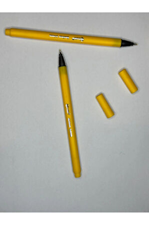 Fineliner 0,4 mm Keçeli Kalem Sarı (3 Adet)