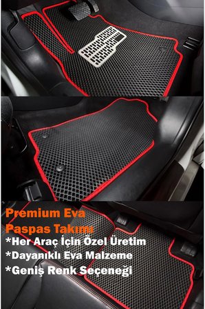 BMW 5 Serisi E34 1989-1995 Uyumlu Araca Özel Eva Oto Paspas Takımı