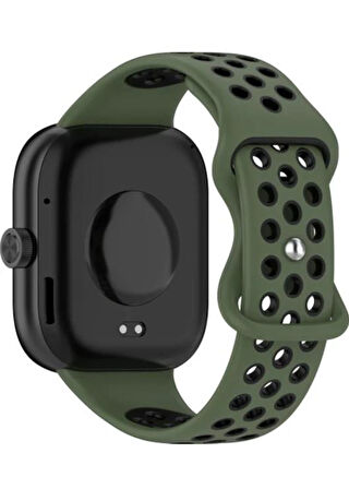 Redmi Watch 4 / Redmi Watch 5 Uyumlu Delikli Silikon Kordon/Kayış