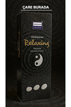 Darshan Incense - Relaxing 20'li Çubuk Tütsü (Zihinsel Rahatlama & Öfkeden Arınma & Huzur)