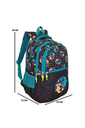 İlkokul Için Sırt Çantası Çanta KÖPEKBALIĞI-SHARK