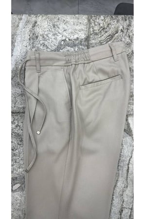 Premium Balık Sırtı Dokulu Gramajlı Jogger Kumaş Pantolon - Tok duruşlu ve Şık