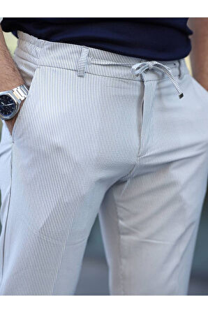 Slim Fit Likralı Jogger Pantolon