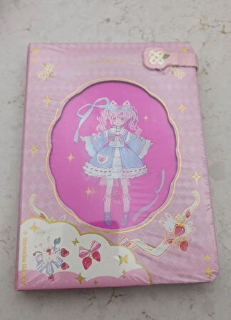 anime lüx sihirli kapaklı notebook defter ajanda okul hediyelik kaliteli defterler