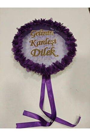  Gelinin Kardeşine Özel Lazer Güllü Kına Tefi Kına Malzemeleri Zilli Def Çalgılı