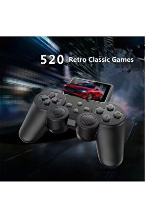 Özel Seri 520 Oyunlu Kablosuz S10 Oyun Konsolu Atari Oyun Konsolu Game Stick HD Ekran