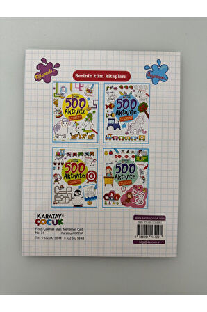 500 Aktivite Eğitici Öğretici Defter