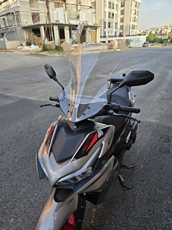 MOTOCAM Revolt RSX3 Siperlik Ön Cam 2022-2025 Model 54cm Şeffaf Renkli SPORTİF