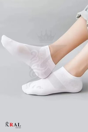 Kadın - Erkek 8 Çift Cotton Dikişsiz Soft Görünmez Penye Patik Bilek Çorap