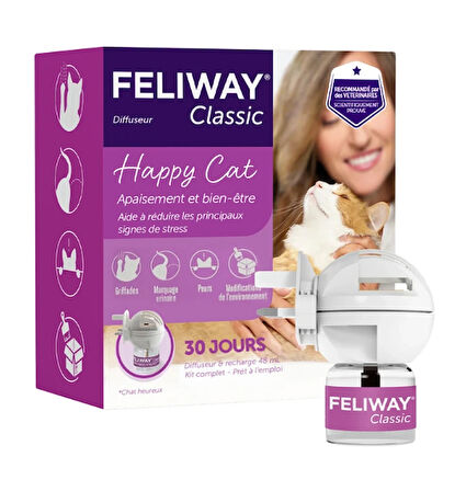  Feliway Classic Diffüzör + Refill Yedek 48 mL