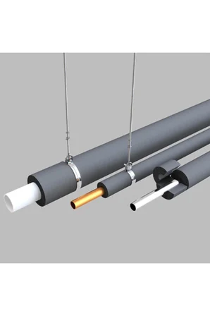 Izolasyon Borusu 60 Mm Iç Çapında Polietilen Boru Yalıtım Kılıfı Köpüğü (5 METRE)