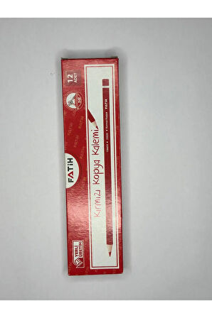 12'li Kırmızı Kursun Kalem