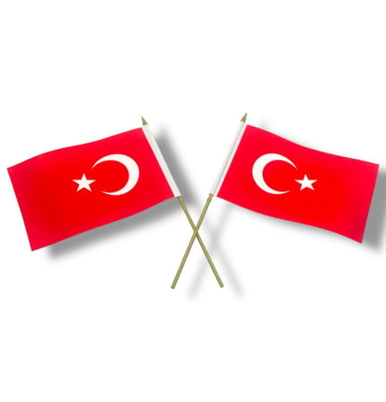 Saten Türk Bayrağı 15x22.5 cm – Parlak Kumaş Mini Bayrak | 23 Nisan, Okul, Araç ve Dekor İçin