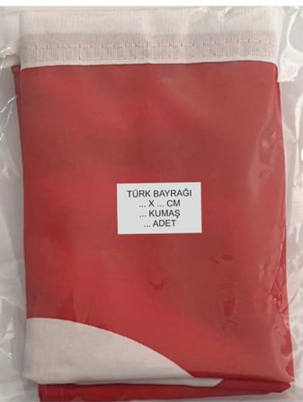 20x30 cm Türk Bayrağı – İç ve Dış Mekan Kullanımına Uygun – Duvar, Balkon, Okul ve Tören Bayrağı