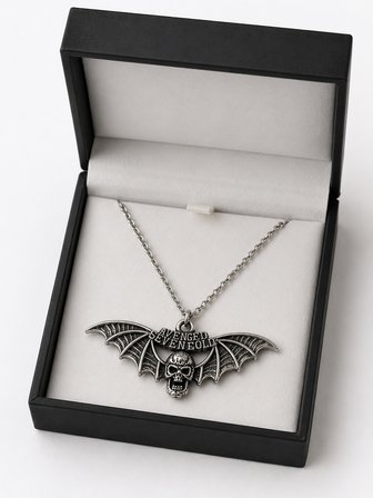 Avenged Sevenfold Kanatlı Kurukafa Metal Kolye Rock Müzik Tutkunlarına Hediye