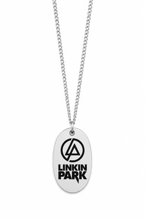 Linkin Park Logolu Gümüş Renk Rock Müzik Kolyesi ve Hediye Aksesuarı