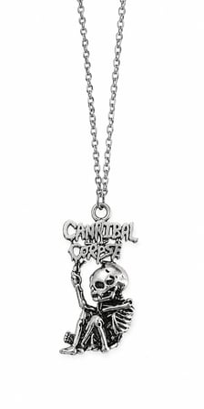 Cannibal Corpse İskelet Figürlü Gotik Metal Müzik Grubu Kolyesi Hediye