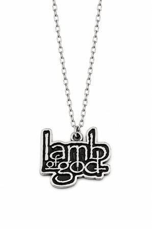 Lamb of God Logo Tasarımlı Metal Müzik Grubu Kolyesi Rockseverlere Hediye