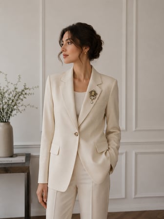 Vintage Zarafet Kadın Broşu – Özel Hediye Kristal Taşlı Antik Tasarım Broş
