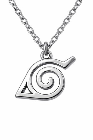 Naruto Konoha Yaprak Desenli Anime Kolye –  Unisex Yetişkin Kolye