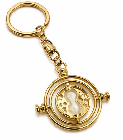 Harry Potter Time Turner Zaman Döndürücü Metal Anahtarlık Unisex