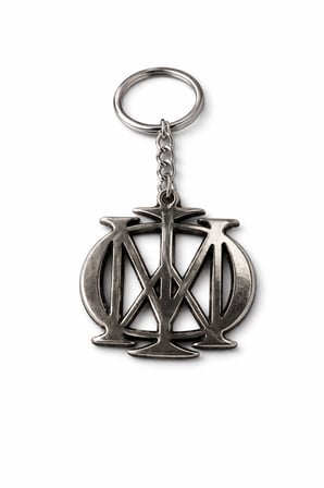 Unisex Metal Harf Tasarım Anahtarlık Gümüş Renk Kadın Erkek Aksesuar