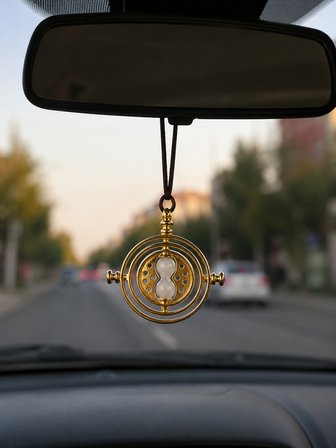 Harry Potter Zaman Döndürücü Tasarımlı Araç Dikiz Aynası Süsü – Dekoratif Süs