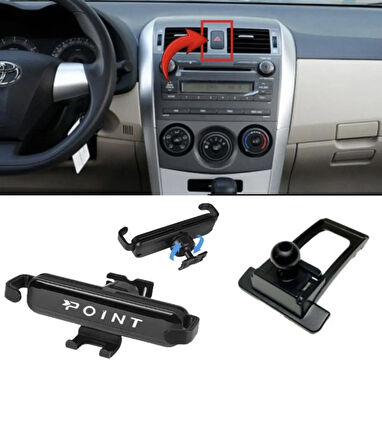 Point Toyota Corolla Telefon Tutacağı Araca Özel 2007-2013 onta14