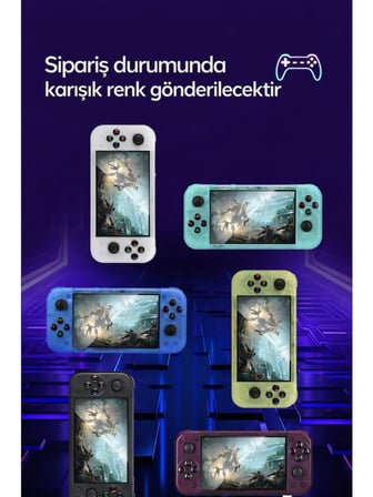 RG50XX Retro Oyun Konsolu 2gb Ram RK3128  Ps1 Psp N64 Linux Sistem Çoklu Emülatör Oyun Konsolu