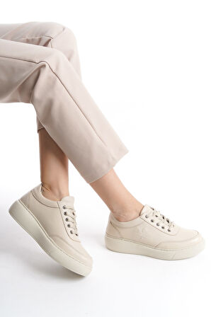 İçi Dışı Deri Faylon Taban Günlük Spor Ayakkabı Fyl7023