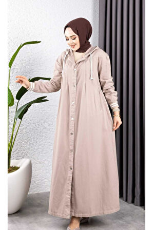 Kadın Kol Ribanalı Gabardin Kap