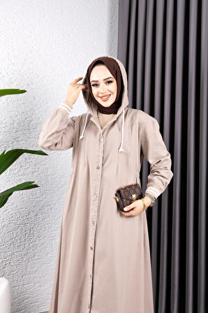 Kadın Kol Ribanalı Gabardin Kap