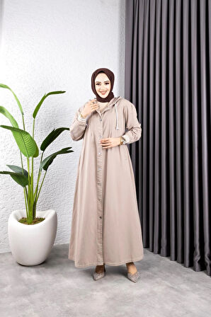 Kadın Kol Ribanalı Gabardin Kap