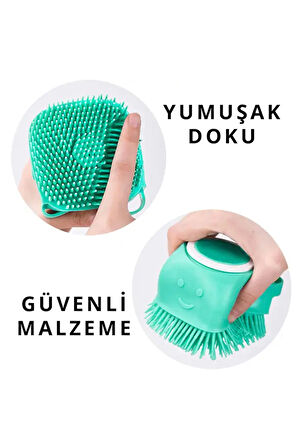 Şampuan Hazneli Kedi Köpek Yıkama Kesesi