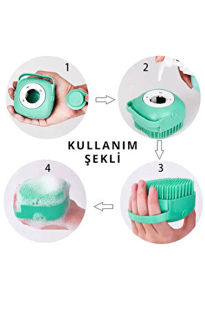 Şampuan Hazneli Kedi Köpek Yıkama Kesesi