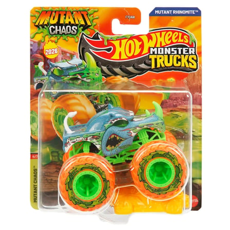  Hot Wheels Monster Trucks Araba FYJ44 - Jhy57 Mutant Rhinomite 1:64