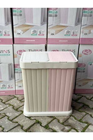 HediyeKöşkü Rio 2li twins Kirli Çamaşır Sepeti(pembe)