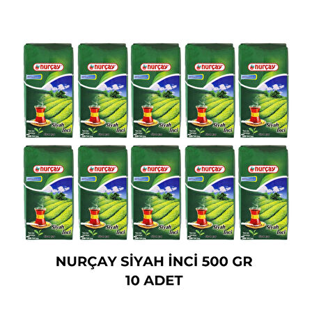 Nurçay Siyah İnci Çayı 500 gr x 10 Adet