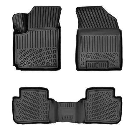 Rizline Hyundai Creta 2019 Ve Sonrası 3D Paspas Ve Bagaj Havuzu Set