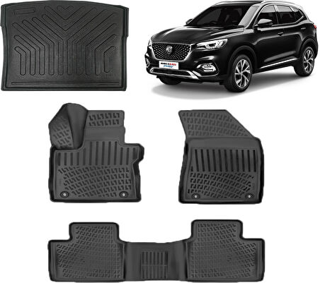 Rizline MG HS Phev 2024 + 3D Havuzlu Paspas  ve 3D Bagaj Havuzu