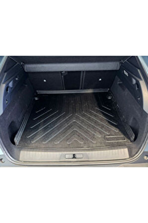 Rizline Peugeot 3008 Elektrikli 2024 ve Sonrası 3D Paspas Siyah ve Üst Bagaj Havuzu Set