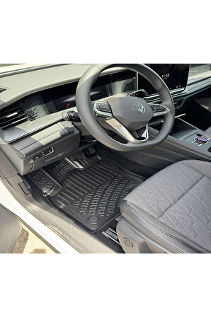 Rizline Volkswagen Tayron 2024 Ve Sonrası 3D Paspas ve Alt Bagaj Havuzu Set