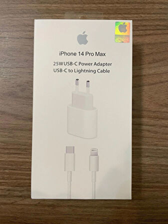 KRAL iphone 14/14PRO/14 Pro Max/ Uyumlu 25W Hızlı Şarj Cihazı Type-C iphone Şarj Kablosu Set
