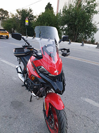 MOTOCAM RKN 530 ADV Siperlik Ön Cam 2021-2025 Model 55cm Şeffaf Renkli 4mm
