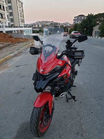 MOTOCAM RKN 530 ADV Siperlik Ön Cam 2021-2025 Model 55cm Şeffaf Renkli 4mm
