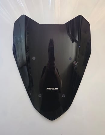 MOTOCAM RKS Arome 125 Ön Cam 2022-2026 Model 40cm Siyah Renkli SPORTİF
